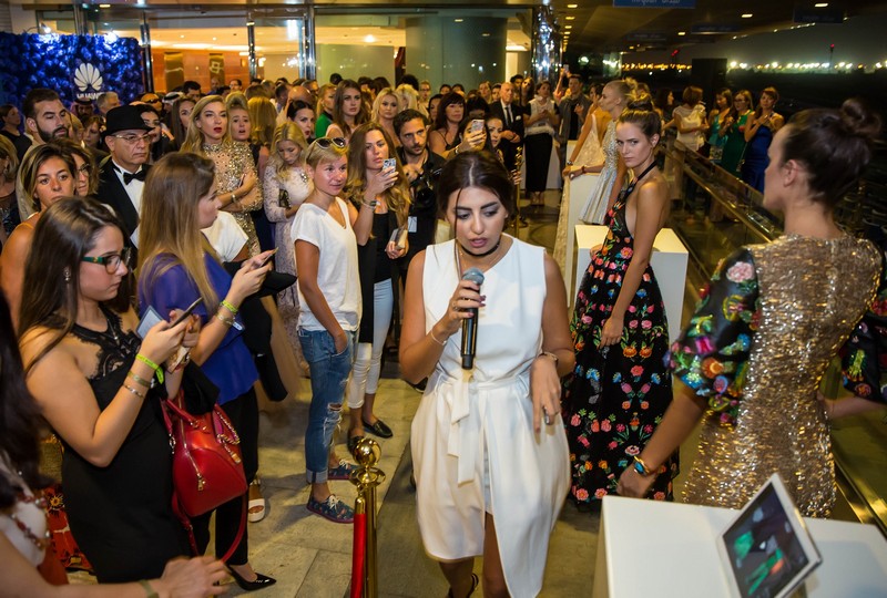 Huawei presents a retrospective of Rami Kadi technology-inspired couture creations